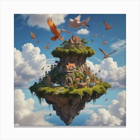 Island In The Sky 9 Canvas Print