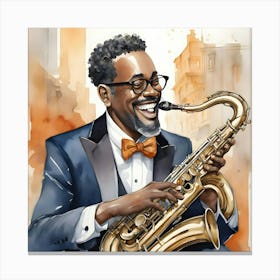 Jazz Musician 4 Canvas Print