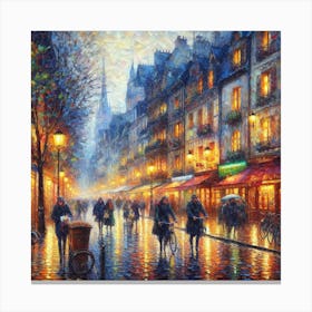 Paris At Night 1 Canvas Print