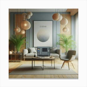 Inspire Your Space With Digital Art Canvas Print