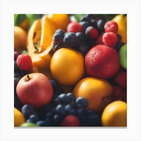 Colorful Fruit Canvas Print