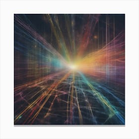 Abstract Space - Space Stock Videos & Royalty-Free Footage 1 Canvas Print