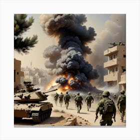 Iraq War 8 Canvas Print