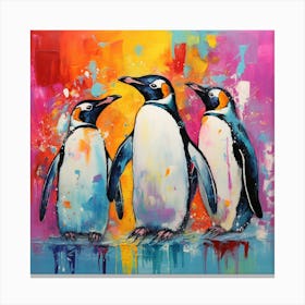 Penguins Canvas Print