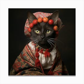 Russian Cat Canvas Print