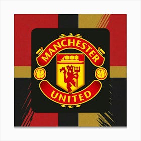 Manchester United F.C. Logo Wall Art 15 Canvas Print