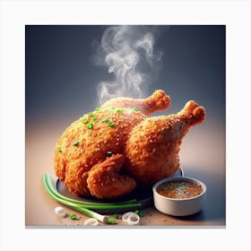 Korean Fried Chicken Canvas Print