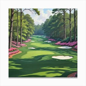 Augusta National Golf Club Georgia Augusta Poster Gift Art Print 1 Canvas Print