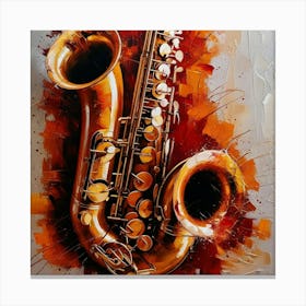 Saxophone 2 Canvas Print