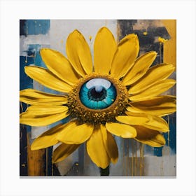 Eye Of The Daisy Canvas Print