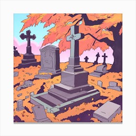 Graveyard 13 Canvas Print