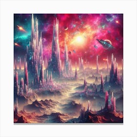 Space City 5 Canvas Print