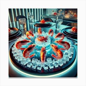 A Sci Fi Inspired Culinary Dish Named Plutonic Pr Canvas Print