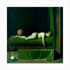 'The Sleeping Woman'- Alexis Nudea Canvas Print