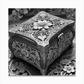 Ornate Jewelry Box Canvas Print