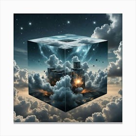 Sky Cube Canvas Print