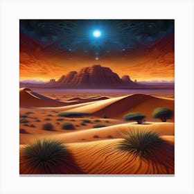 Desert Landscape 67 Canvas Print