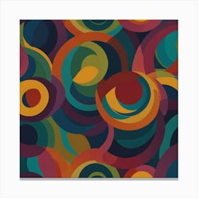 Abstract Circles 8 Canvas Print