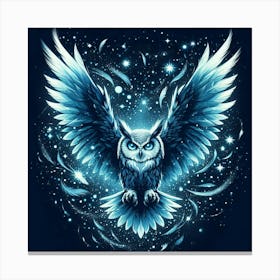 Owl In The Sky 1 Canvas Print