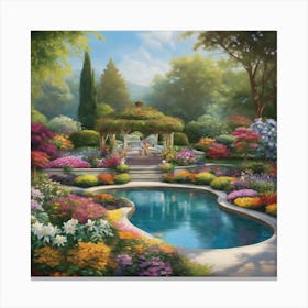 Garden In Bloom_2 Canvas Print