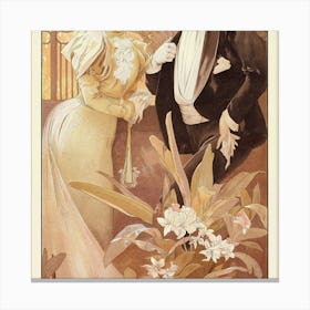 Couple Of Flowers Canvas Print