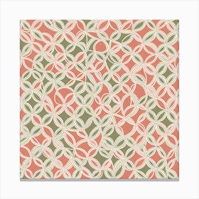 Mid Century inspired modern Seamless Pattern, 268 Canvas Print