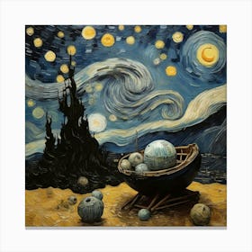 Starry Night art Canvas Print