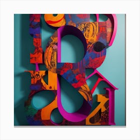 'The Letter B' Canvas Print