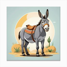 Default Hello Donkey Art 0 Canvas Print