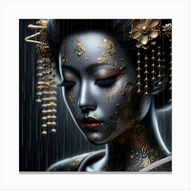 Japan Geisha Visual 88 Canvas Print