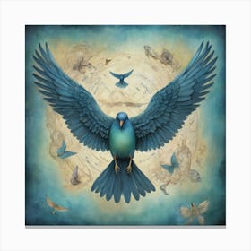 Silent Wings A Bird S Journey Art Print 3 Canvas Print