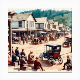 Early 20th Century Americana~Reimagined 10 Canvas Print