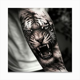 Tiger Tattoo 1 Canvas Print