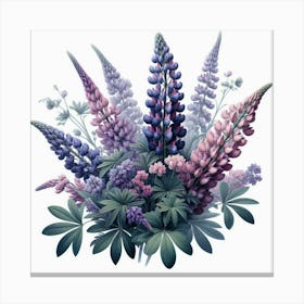 Lupine Bouquet Canvas Print