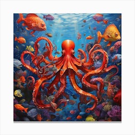 Octopus Canvas Print