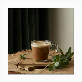 Coffee And Books 2 Canvas Print