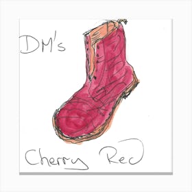 Doc Marten Boot Canvas Print