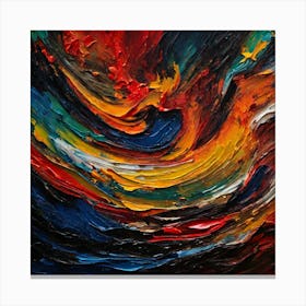 Abstract painting Canvas Print