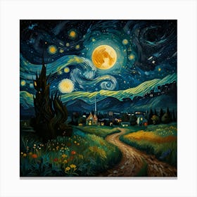 Starry Night 11 Canvas Print