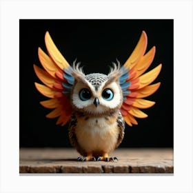 Cute Owl 2 Canvas Print