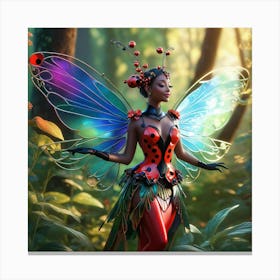 Ladybug Fairy 1 Canvas Print