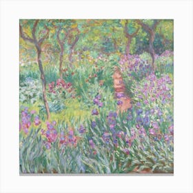 Claude Monet'S Garden 7 Canvas Print