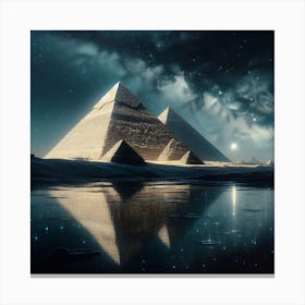 Pyramids Of Giza Canvas Print