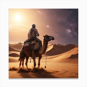 Sahara Desert Landscape Canvas Print