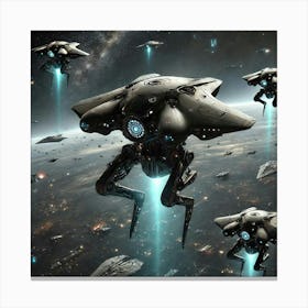 Eclipse Stealth Drones Converted Canvas Print