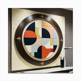 Abstract Geometric Wall Art Canvas Print