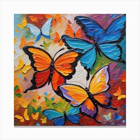 Butterfly Painting 36 Canvas Print