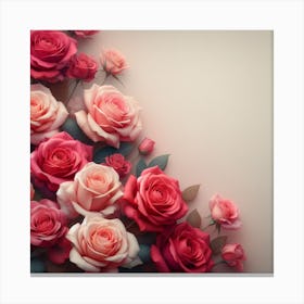 Roses gracefully 1 Canvas Print
