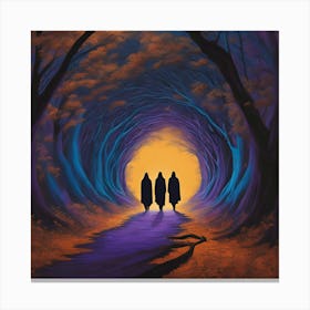 Travelling On Canvas Print