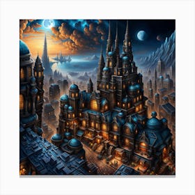 Fantasy City 37 Canvas Print